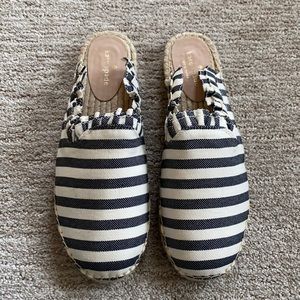 Kate spade Espadrille mule flat never worn